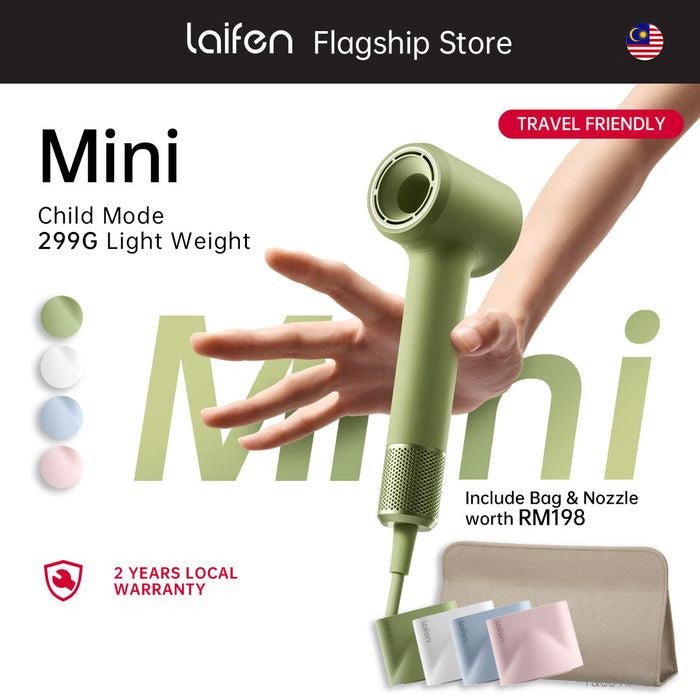 Laifen SLF - MINI(B) Mini Hair Dryer High Speed Blue | TBM Online