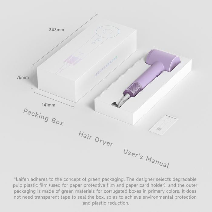 Laifen SLF - SEPLUS(U) Hair Dryer SE High Speed 1500W Purple | TBM Online