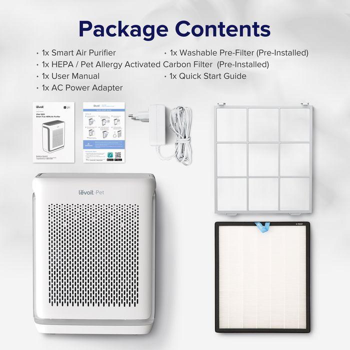Levoit LAP-V102S-WUS Vital 100S Pet Care Smart True HEPA Air Purifier | TBM Online