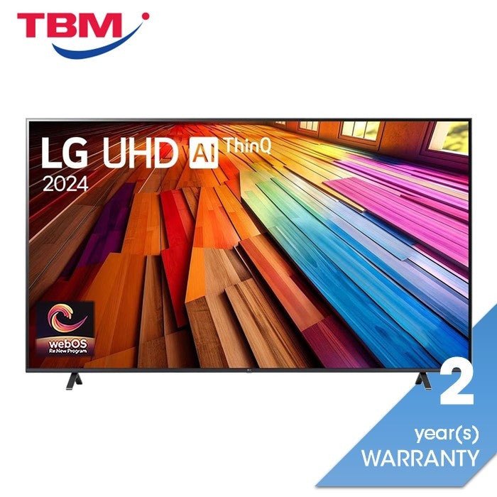 LG 75UT8050PSB 75" 4K UHD Smart TV | TBM Online