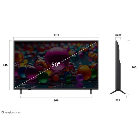 LG 50UA8450PSA 50" 4K UHD GEN8 Super Upscaling AI Sound PRO Smart TV | TBM Online