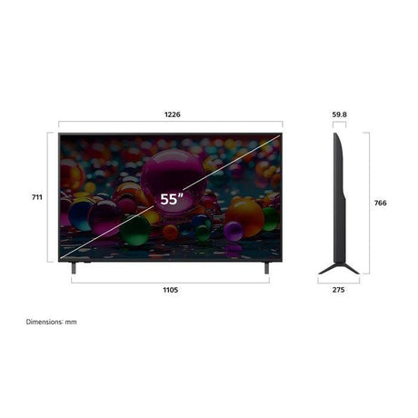 LG 55UA8055PSA 55" UHD Gen8 Super Upscaling AI Sound Pro Smart TV | TBM Online