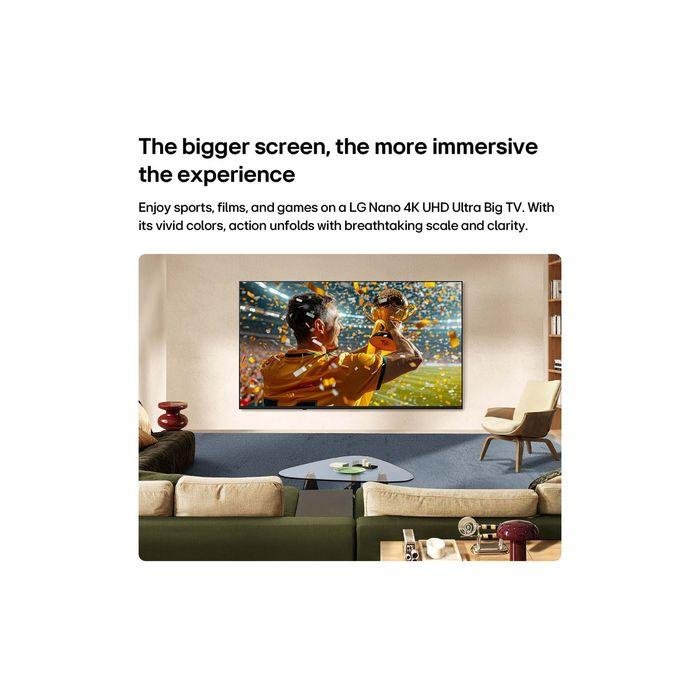 LG 75NU855BPSA 75" NANO 4K UHD AI NU85 Smart TV | TBM Online