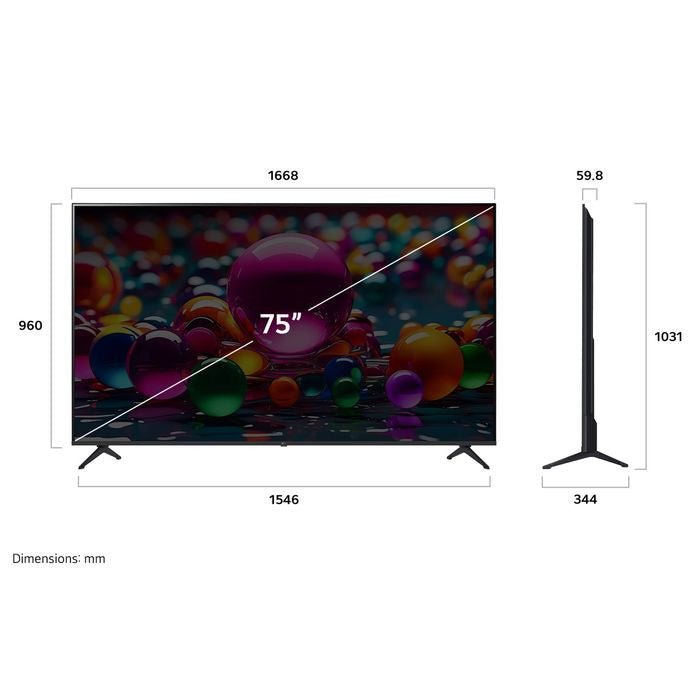 LG 75UA8450PSAQ 75" 4K UHD GEN8 Super Upscaling AI Sound PRO Smart TV | TBM Online