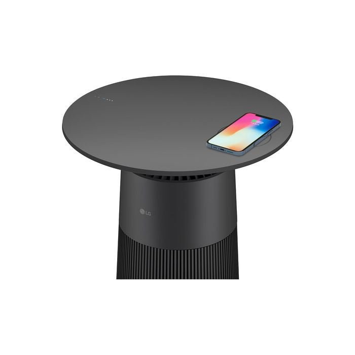 LG AS20GPKK0.AML Puricare Aerofurniture Air Purifier With Wireless Charging Graphite Black | TBM Online