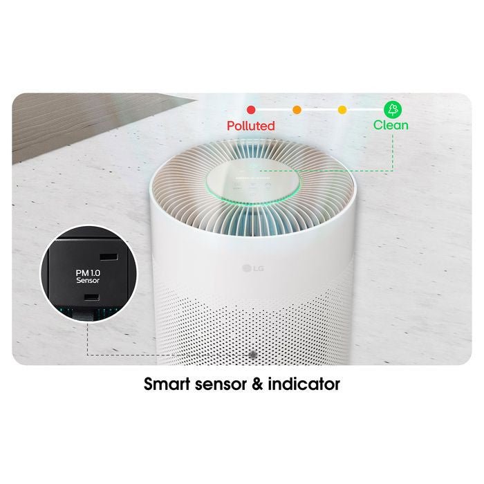 LG AS60GHCG0 Puricare 360 Hit Air Purifier With Compact And Complete Air Purification Brown | TBM Online