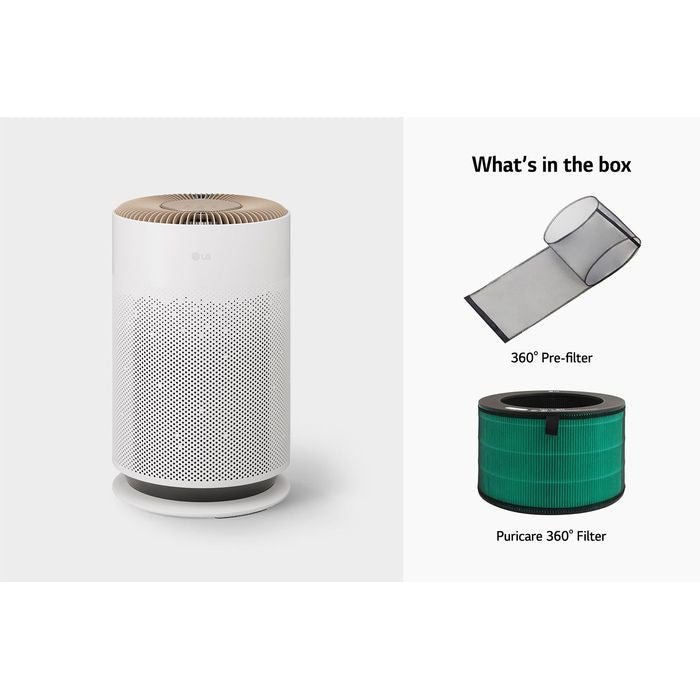 LG AS60GHCG0 Puricare 360 Hit Air Purifier With Compact And Complete Air Purification Brown | TBM Online