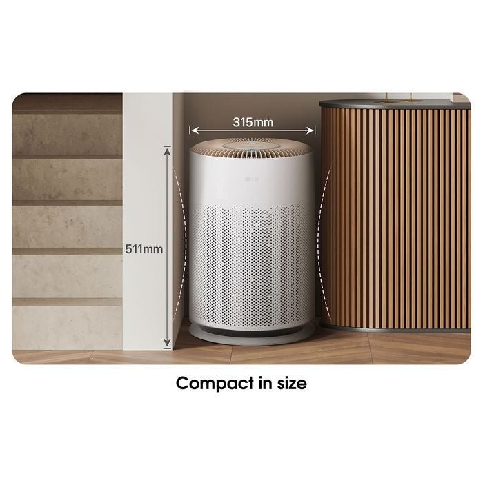 LG AS60GHCG0 Puricare 360 Hit Air Purifier With Compact And Complete Air Purification Brown | TBM Online