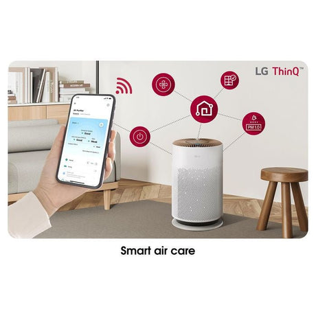 LG AS60GHCG0 Puricare 360 Hit Air Purifier With Compact And Complete Air Purification Brown | TBM Online