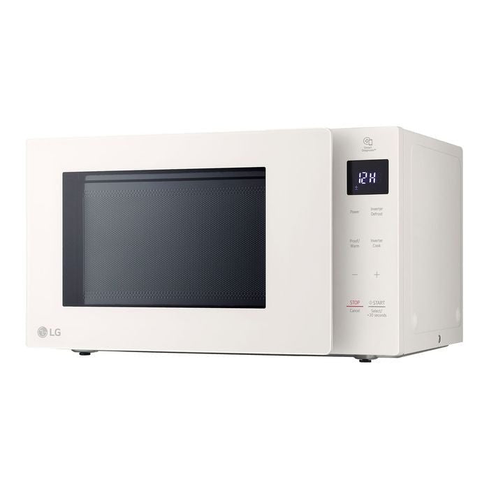 LG MS2535GIK 25L NeoChef™ Smart Inverter Objet Solo Microwave Oven Beige | TBM Online