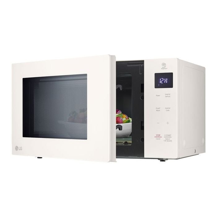 LG MS2535GIK 25L NeoChef™ Smart Inverter Objet Solo Microwave Oven Beige | TBM Online