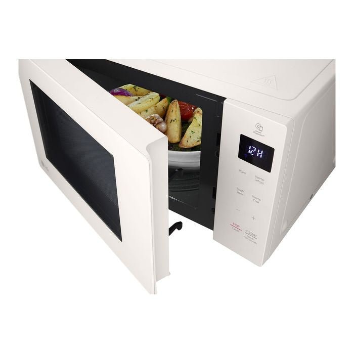 LG MS2535GIK 25L NeoChef™ Smart Inverter Objet Solo Microwave Oven Beige | TBM Online