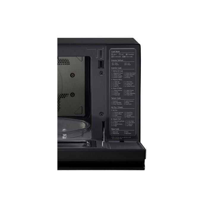 LG MJ3965BGS 39L Convection Inverter + Steam Chef Microwave Oven Black | TBM Online