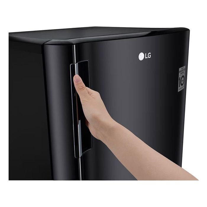 LG GN - 304SHBR Vertical Upright Freezer G171L With Smart Inverter Compressor Matte Black | TBM Online
