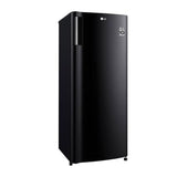 LG GN - 304SHBR Vertical Upright Freezer G171L With Smart Inverter Compressor Matte Black | TBM Online