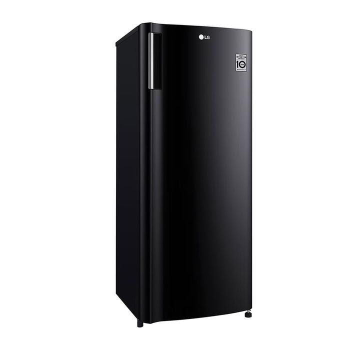 LG GN - 304SHBR Vertical Upright Freezer G171L With Smart Inverter Compressor Matte Black | TBM Online