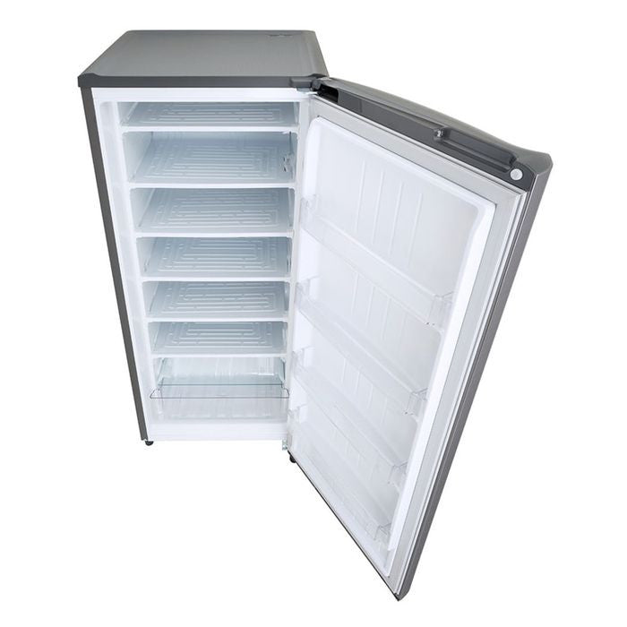 LG GN - 304SLBR Vertical Freezer 165L Smart Inverter Platinum Silver | TBM Online