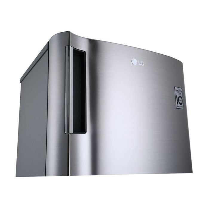 LG GN - 304SLBR Vertical Freezer 165L Smart Inverter Platinum Silver | TBM Online