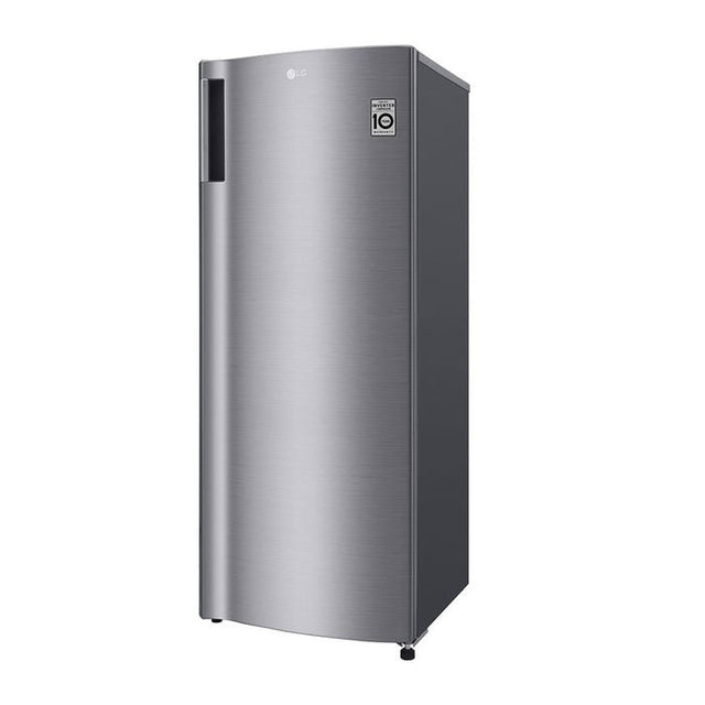 LG GN - 304SLBR Vertical Freezer 165L Smart Inverter Platinum Silver | TBM Online