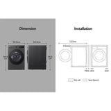 LG F2520SNEK Front Load Washer with AI Direct Drive™ and TurboWash™ 20kg | TBM Online