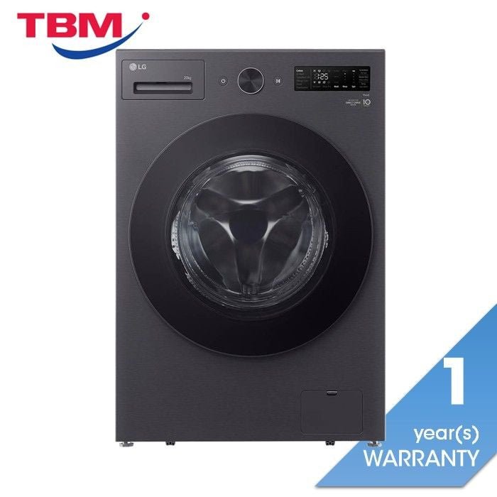 LG F2520SNEK Front Load Washer with AI Direct Drive™ and TurboWash™ 20kg | TBM Online