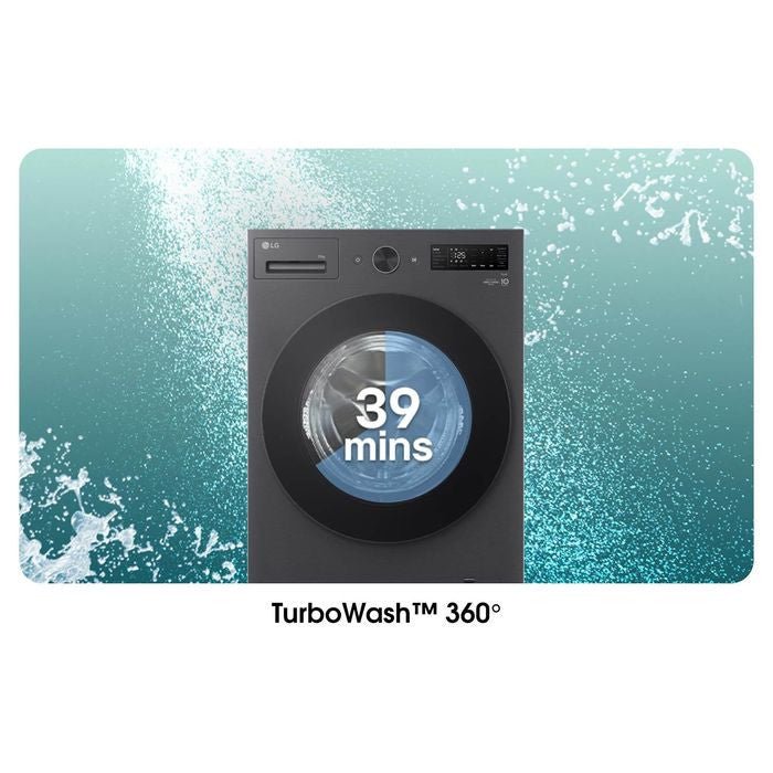 LG F2520SNEK Front Load Washer with AI Direct Drive™ and TurboWash™ 20kg | TBM Online