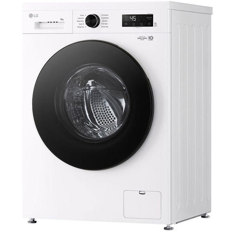 LG FB1208S6W 8kg Front Load Washer With 6 Motion Inverter Direct Drive | TBM Online