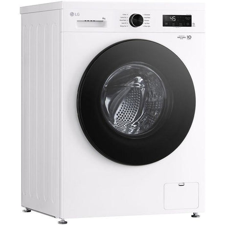 LG FB1208S6W 8kg Front Load Washer With 6 Motion Inverter Direct Drive | TBM Online