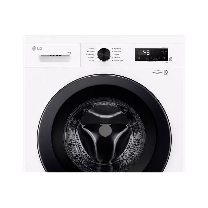 LG FB1209S5W 9kg Front Load Washer With 6 Motion Inverter Direct Drive | TBM Online