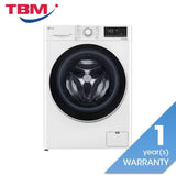 LG FV1209S5WA Front Load Washer 9.0kg ThinQ Tempered Glass Door Stainless Steel Lifter | TBM Online