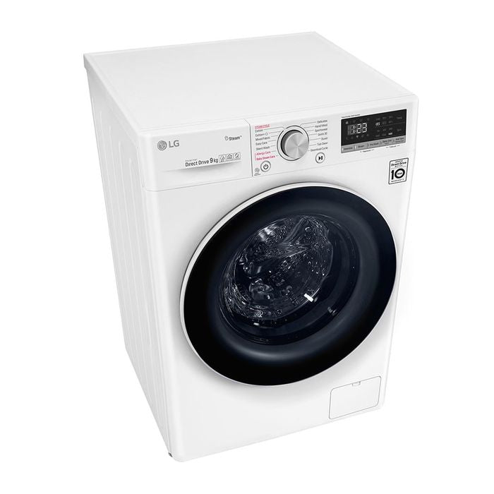 LG FV1409S4W Front Load Washer Inverter Direct Drive Spa Steam Add Item Smart Think Q 9.0Kg | TBM Online