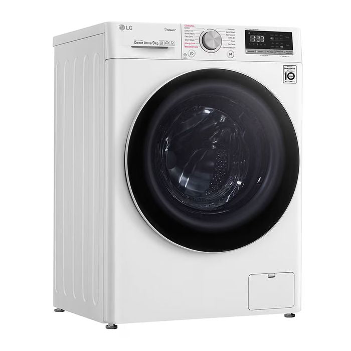 LG FV1409S4W Front Load Washer Inverter Direct Drive Spa Steam Add Item Smart Think Q 9.0Kg | TBM Online