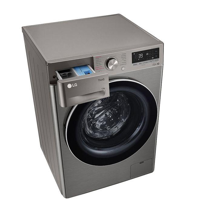 LG FV1412S3P Front Load Washer 12.0kg Turbowash 360 Tempered Glass Door | TBM Online