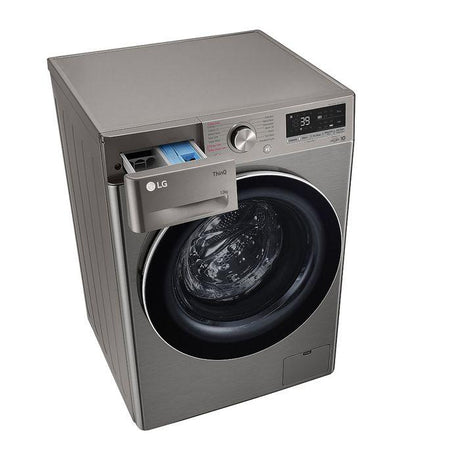 LG FV1412S3P Front Load Washer 12.0kg Turbowash 360 Tempered Glass Door | TBM Online