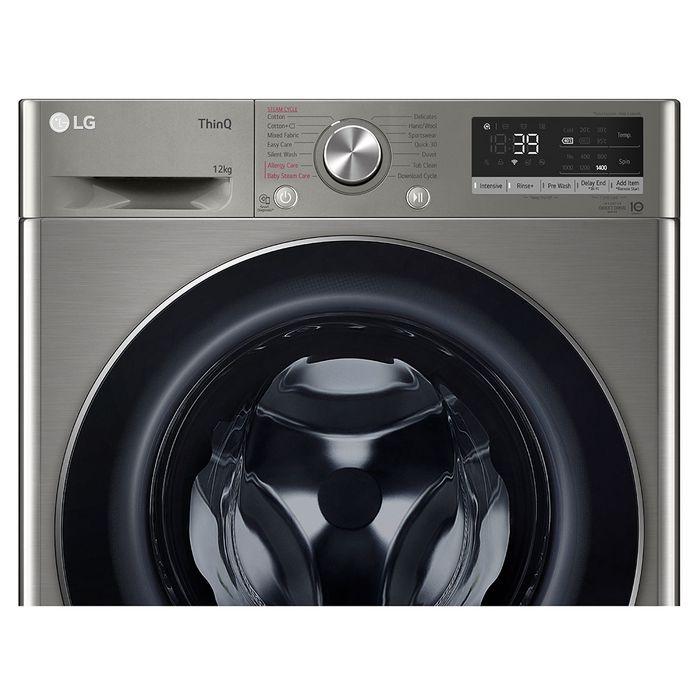 LG FV1412S3P Front Load Washer 12.0kg Turbowash 360 Tempered Glass Door | TBM Online