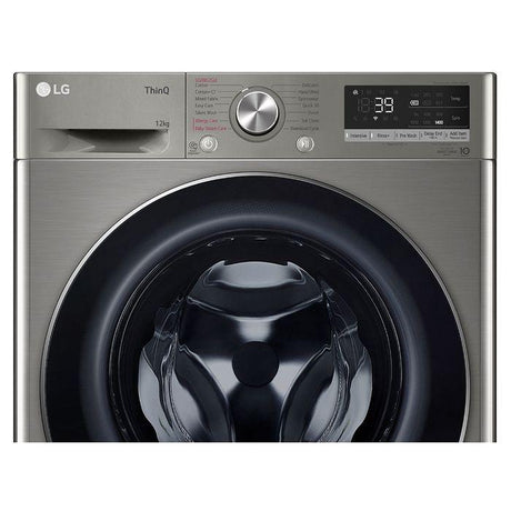 LG FV1412S3P Front Load Washer 12.0kg Turbowash 360 Tempered Glass Door | TBM Online