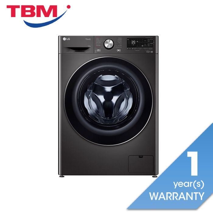 LG FV1414S3B Front Load Washer 14.0kg Tempered Glass Door Smart ThinQ | TBM Online