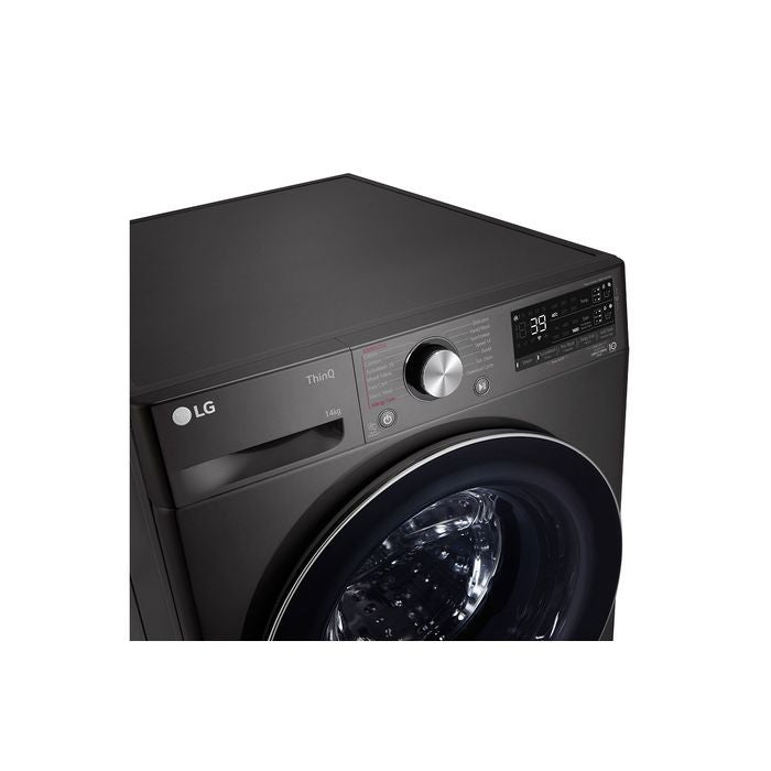 LG FV1414S3B Front Load Washer 14.0kg Tempered Glass Door Smart ThinQ | TBM Online