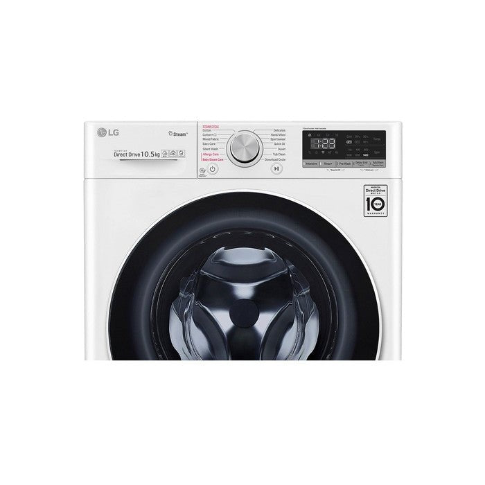 LG FV1450S4W Front Load Washer With AI Direct Drive 10.5KG | TBM Online