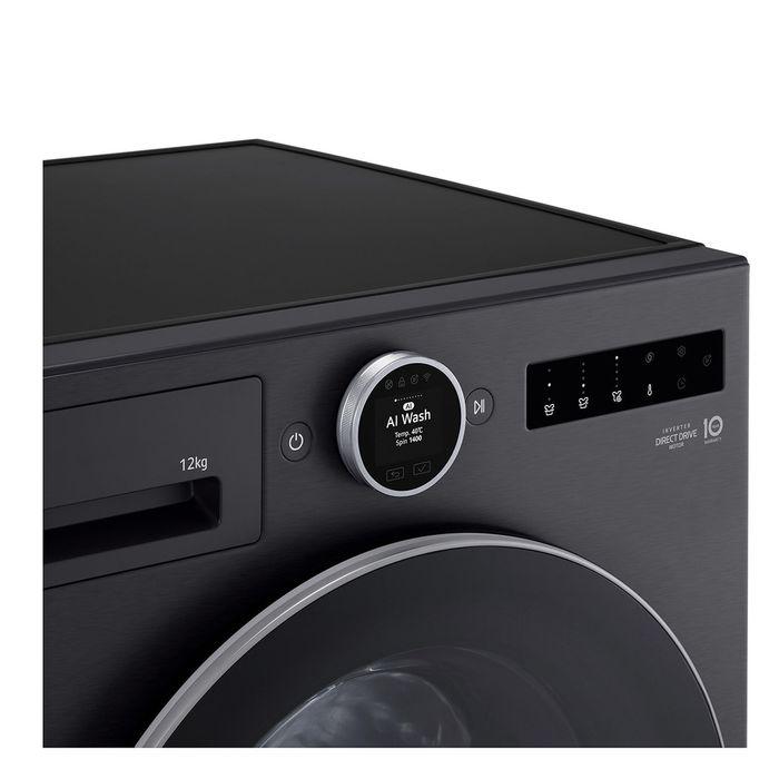 LG FX1412S3K 12kg Front Load Washer With AI Wash And TurboWash™ 360 | TBM Online