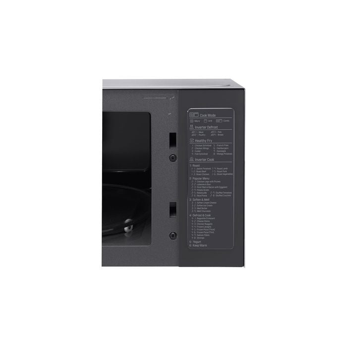 LG MH6535GIS Grill Inverter Microwave Oven SMOG Glass Black | TBM Online