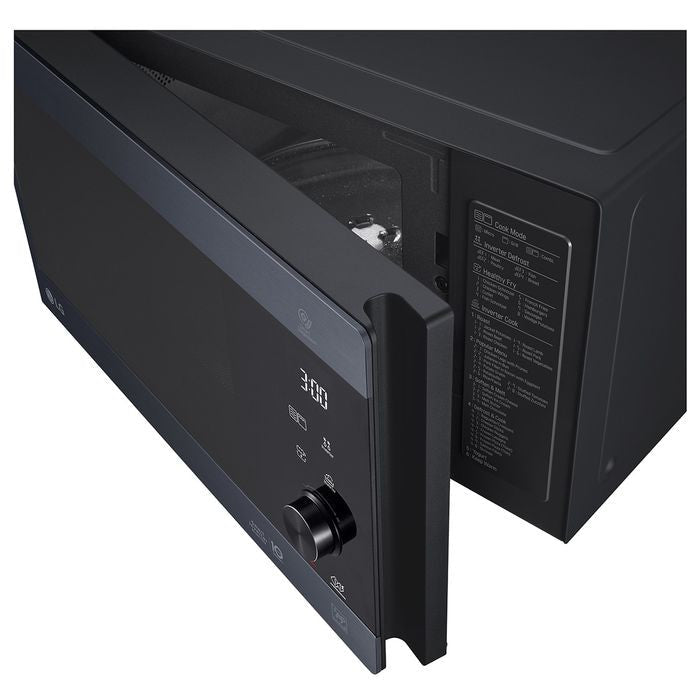 LG MH8265CPW 42L Grill Inverter Microwave Oven + Crispy Tray Matt Black | TBM Online