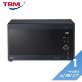LG MH8265CPW 42L Grill Inverter Microwave Oven + Crispy Tray Matt Black | TBM Online