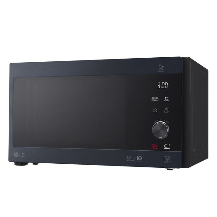 LG MH8265CPW 42L Grill Inverter Microwave Oven + Crispy Tray Matt Black | TBM Online