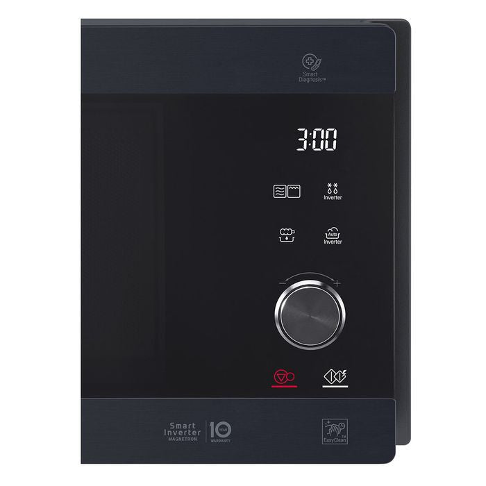LG MH8265CPW 42L Grill Inverter Microwave Oven + Crispy Tray Matt Black | TBM Online