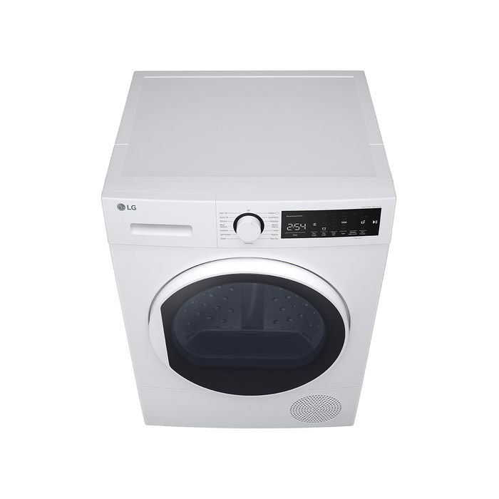 LG RD08NHP5W Heat Pump Dryer 8.0kg Sensor Dry | TBM Online