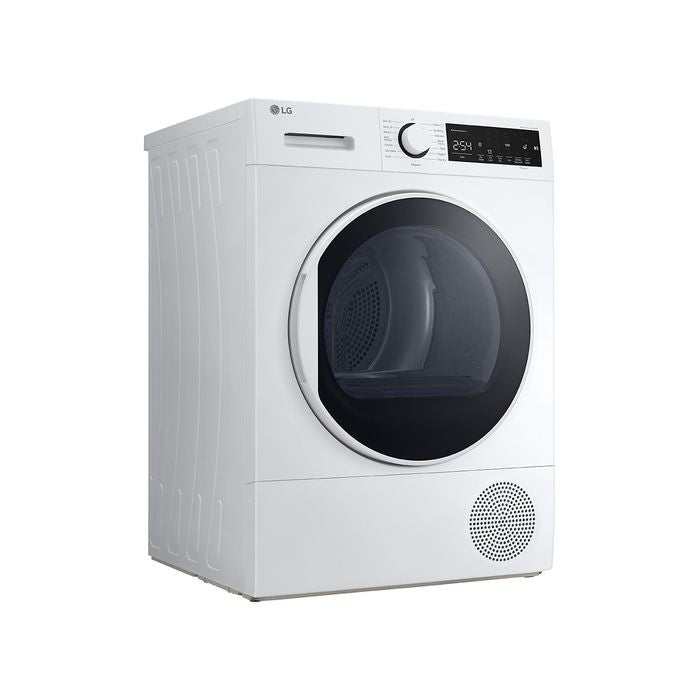 LG RD08NHP5W Heat Pump Dryer 8.0kg Sensor Dry | TBM Online