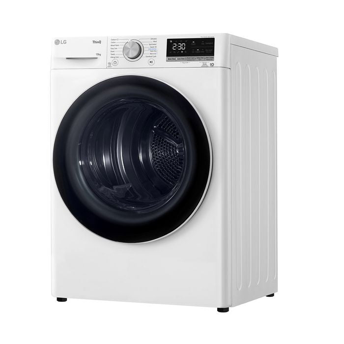 LG RH10VHP2W Heat Pump Dryer Dual Inverter With Auto Cleaning Condenser 10.0kg | TBM Online