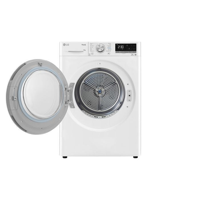 LG RH10VHP2W Heat Pump Dryer Dual Inverter With Auto Cleaning Condenser 10.0kg | TBM Online