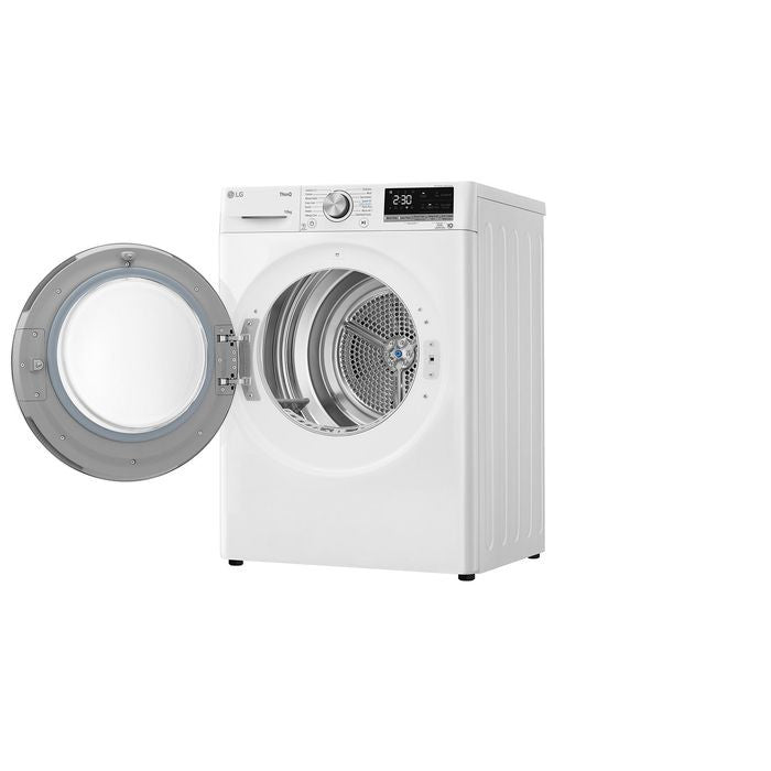 LG RH10VHP2W Heat Pump Dryer Dual Inverter With Auto Cleaning Condenser 10.0kg | TBM Online